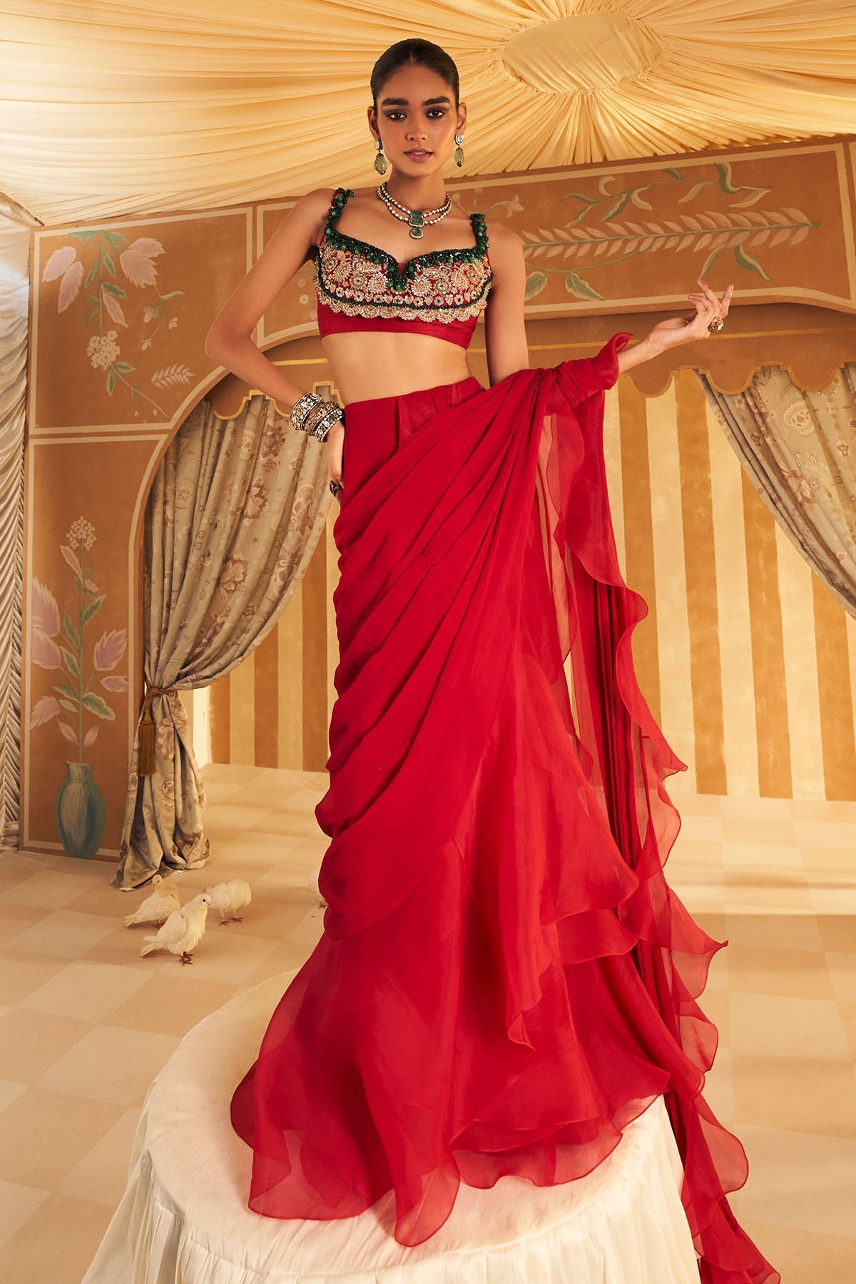 Chashm Saree Set - Ready To Ship