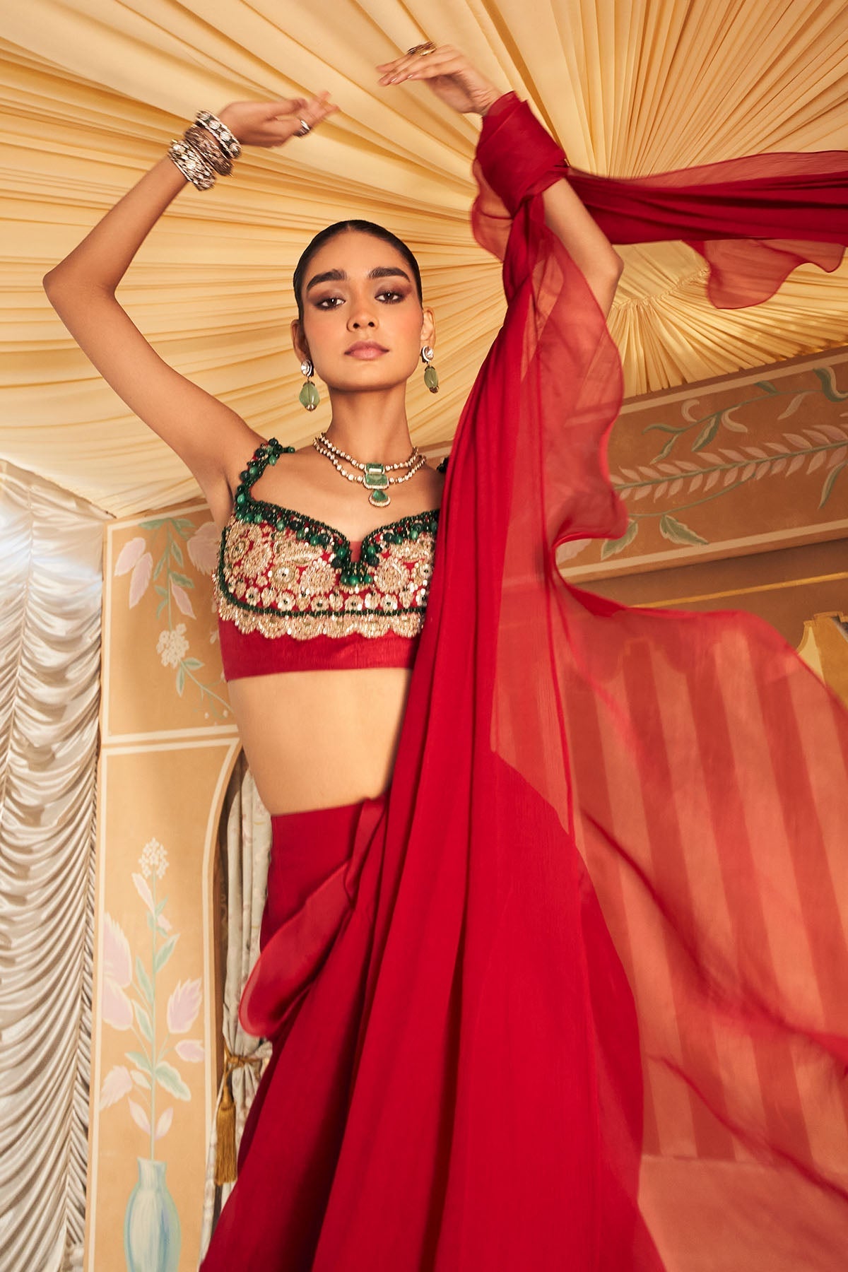 Chashm Saree Set - Ready To Ship