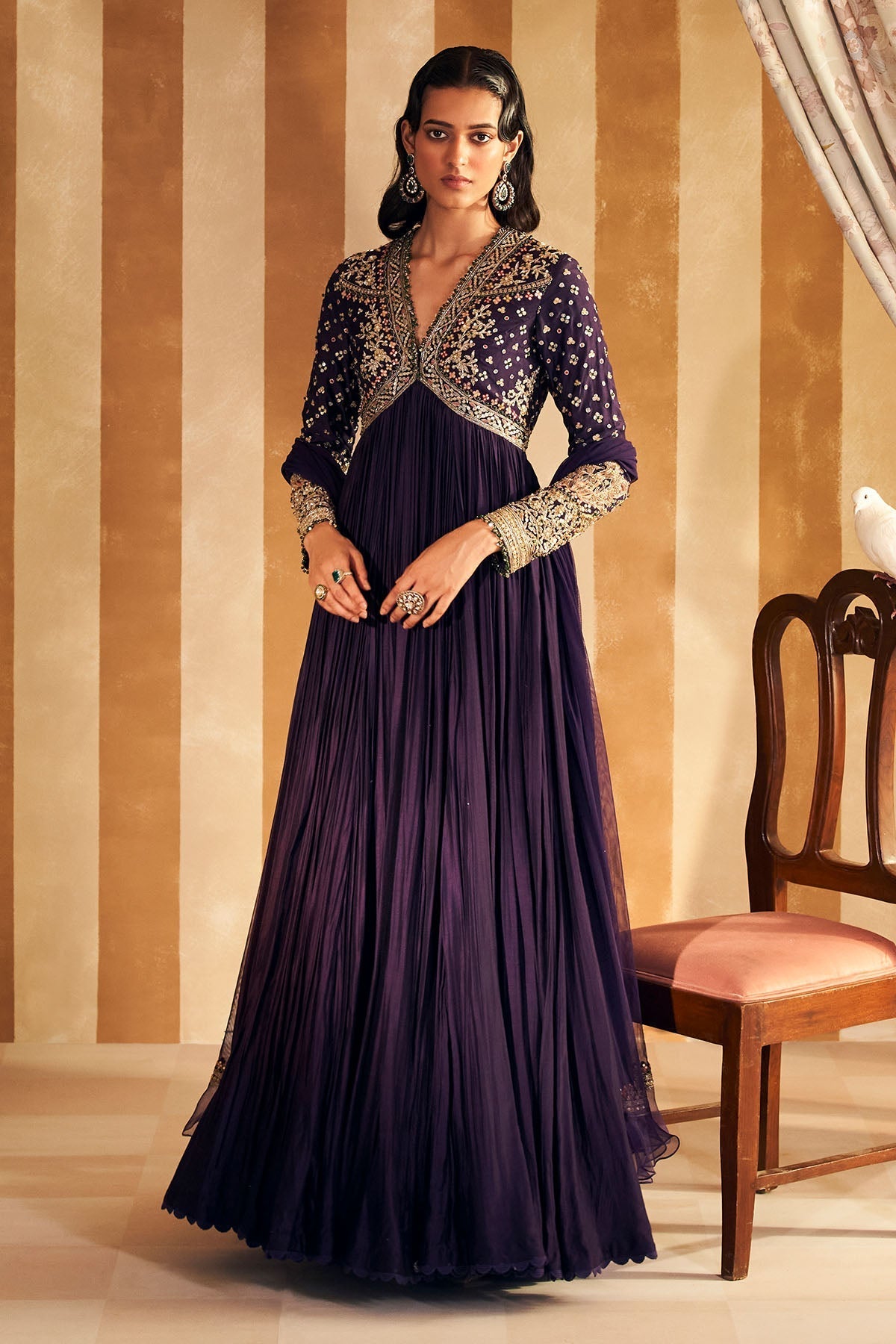 Fanon Anarkali Set - Ready To Ship