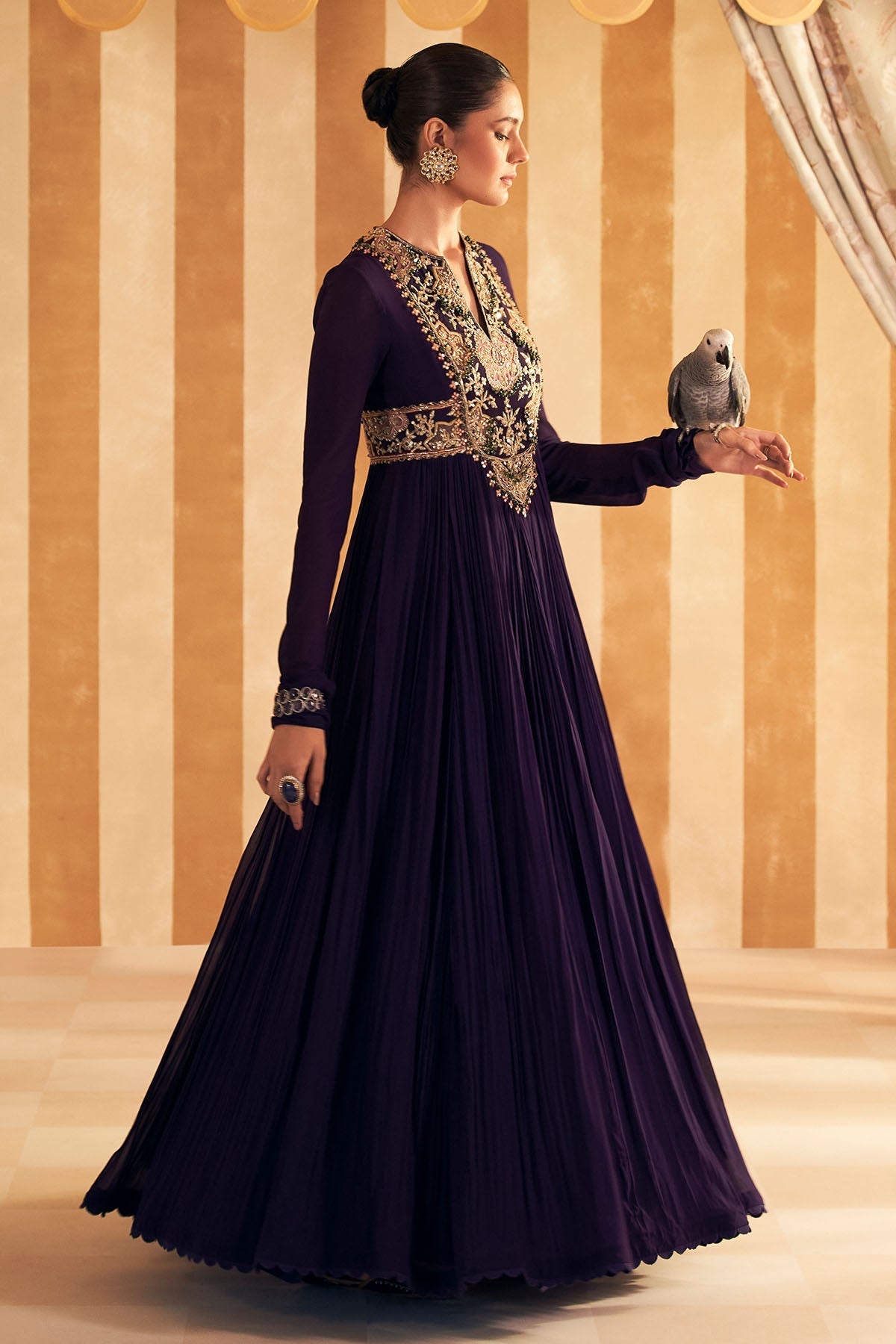 Banafsha Anarkali Set - Ready To Ship