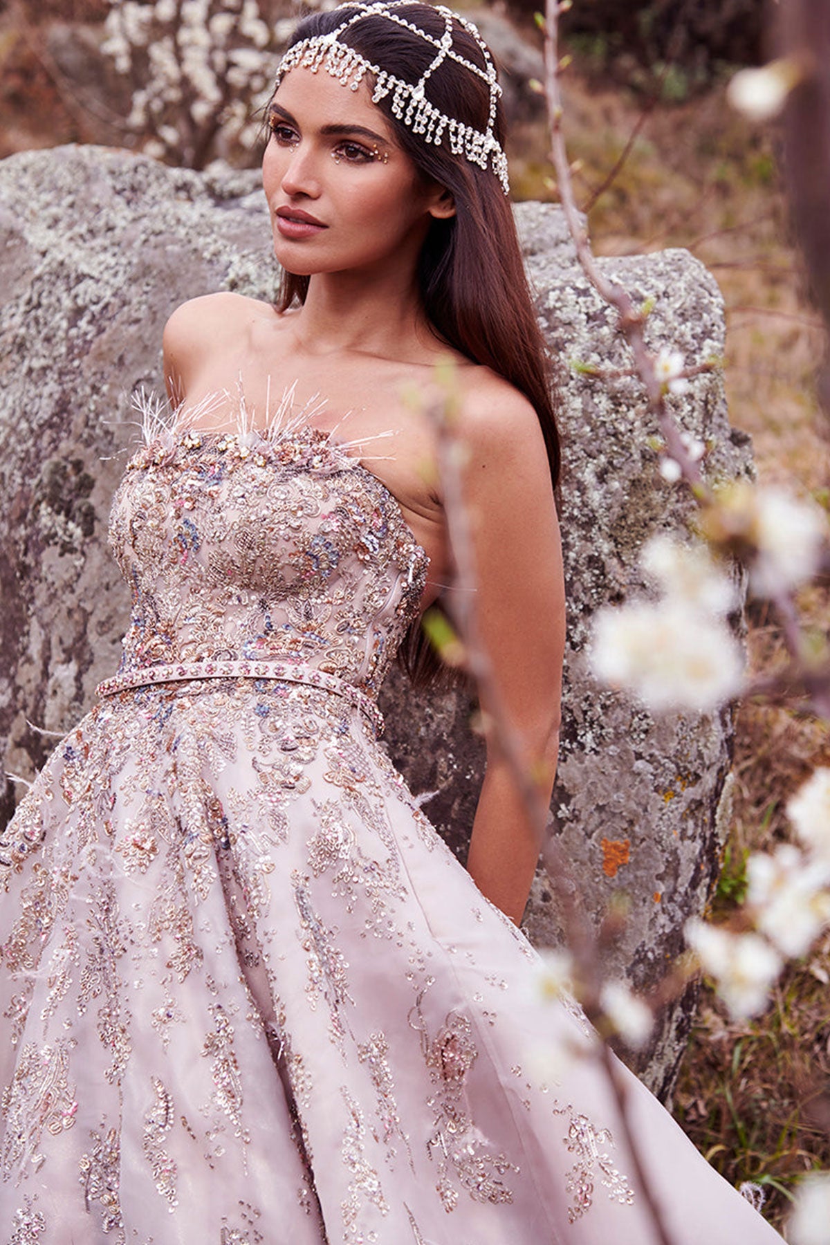 "Primrose" French Organza Bridal Gown