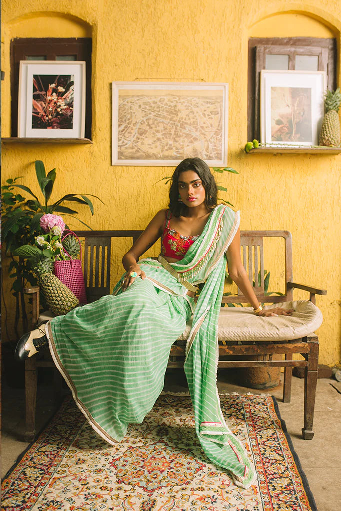 A LOT OF COTTON CANDY SARI