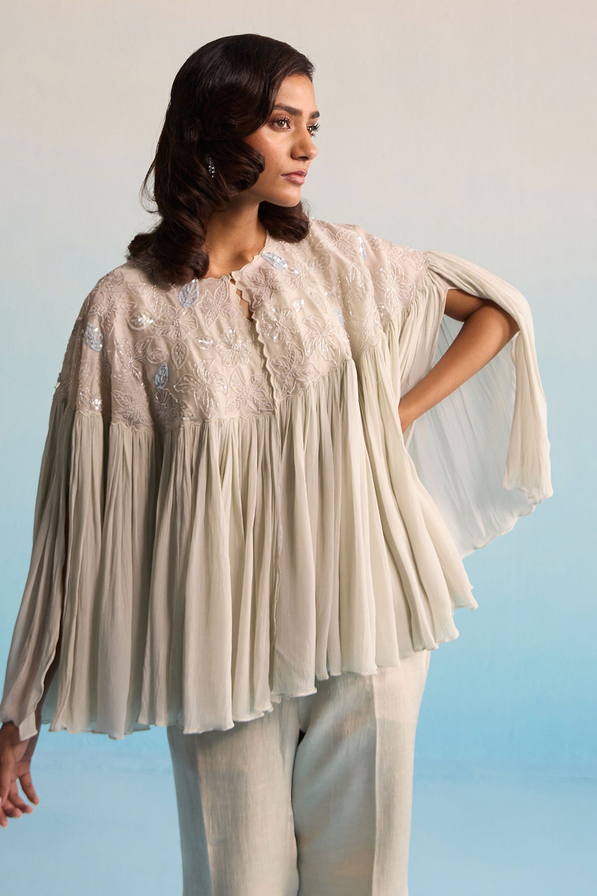 Ilya Chiffon Coord Set