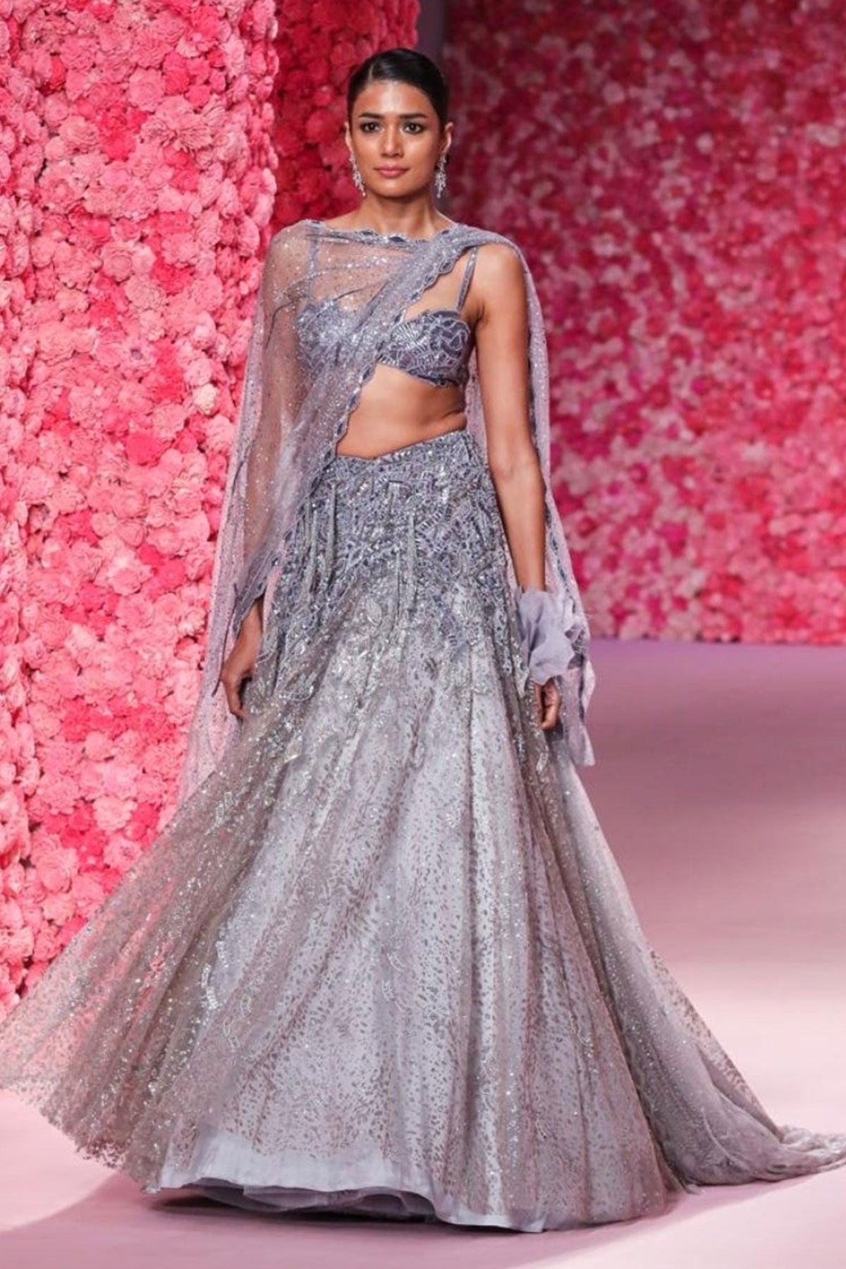 "Fleur" Cocktail Lehenga