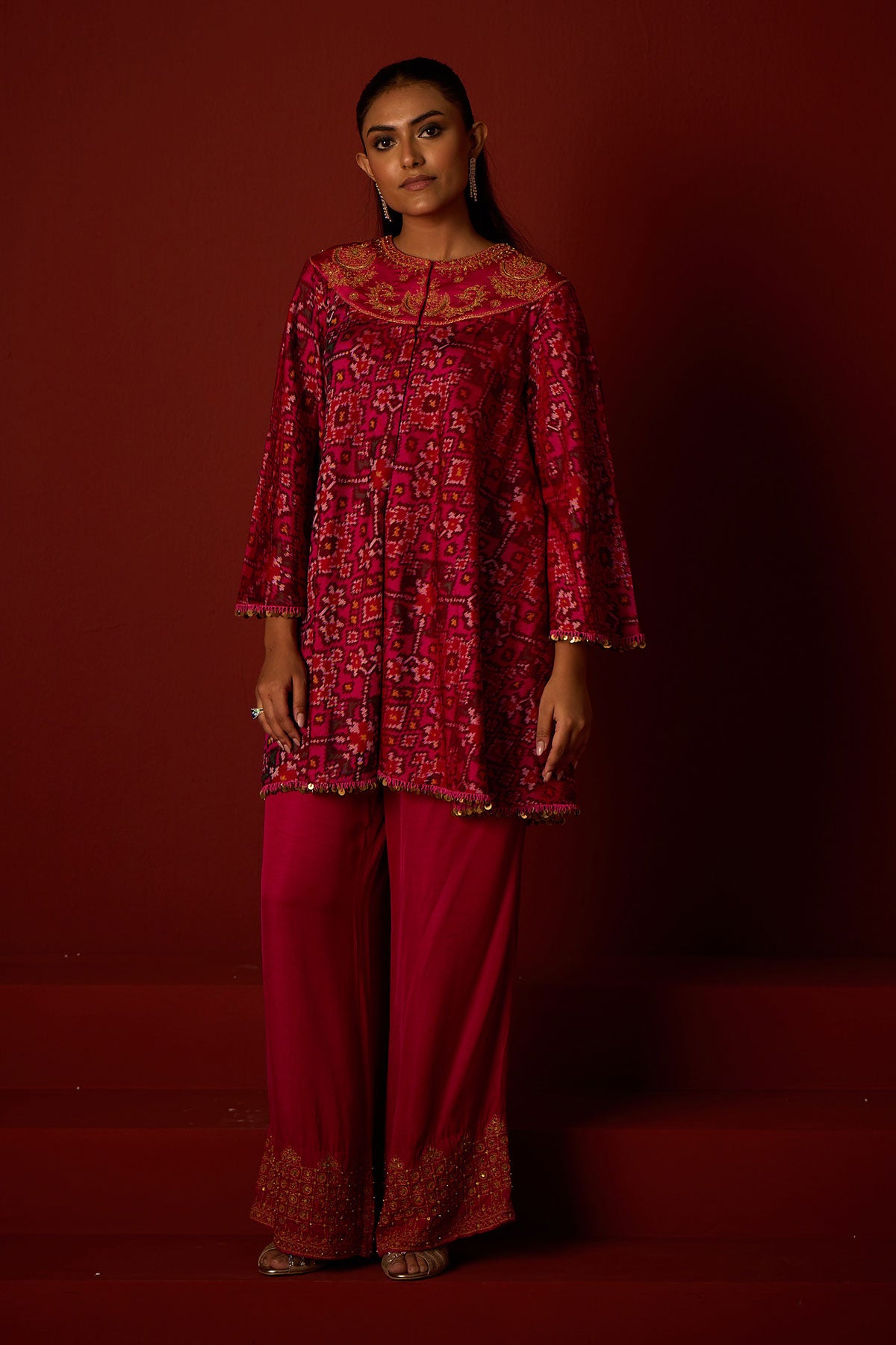 Marodiwork Anarkali Tunic and Marodiwork Palazzos