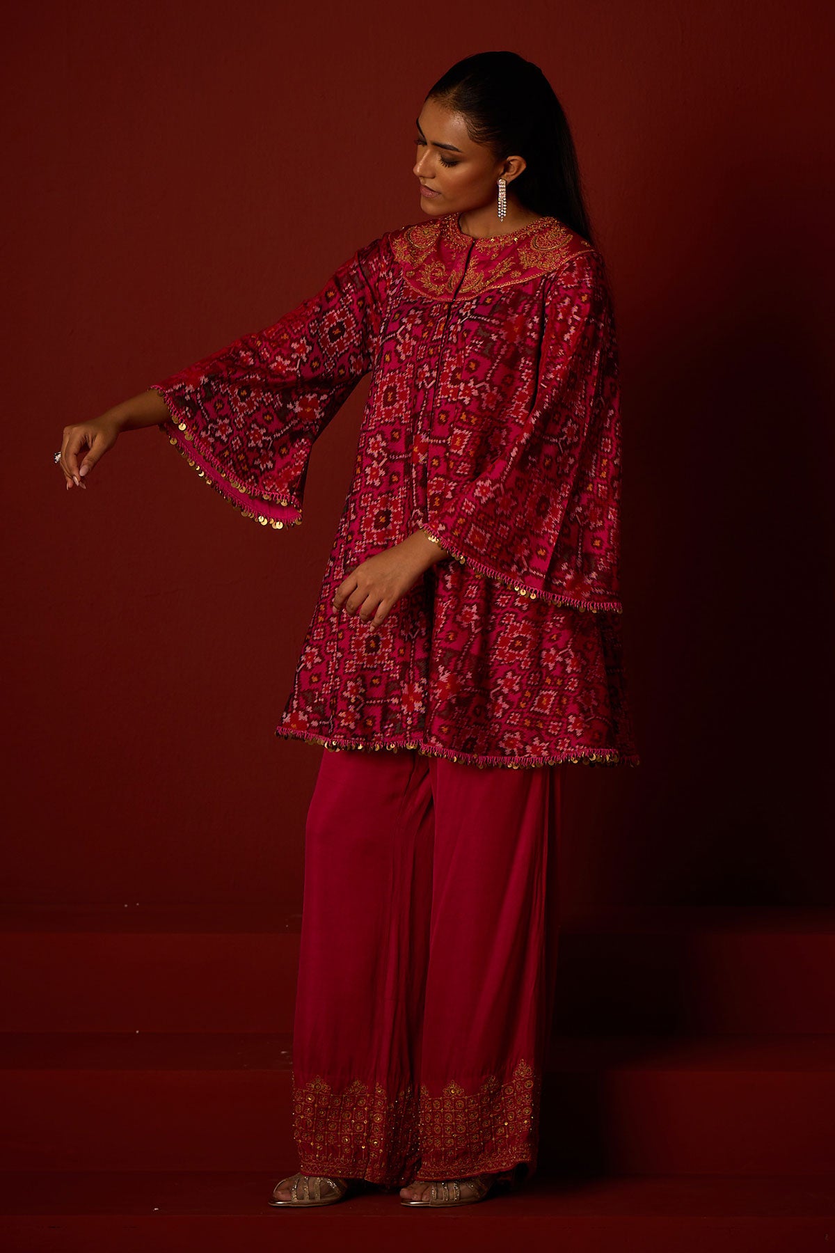 Marodiwork Anarkali Tunic and Marodiwork Palazzos