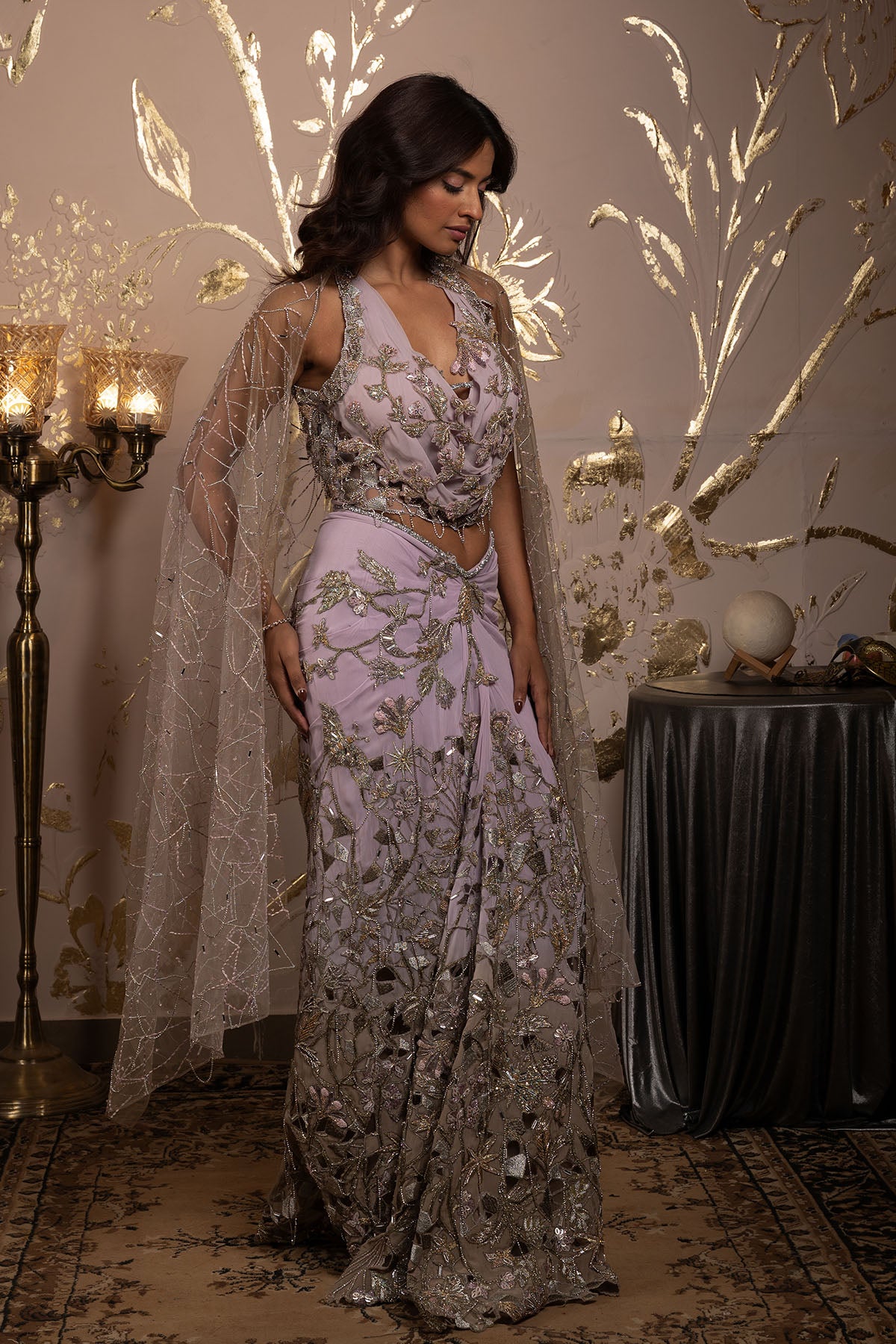 Carina Draped Cowl Set