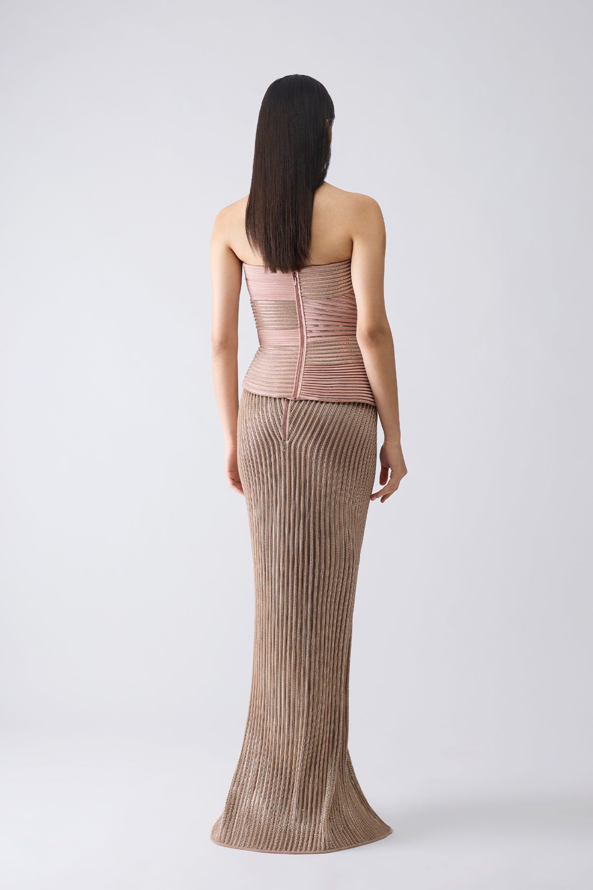Structured Crystalvein Corset And Skirt