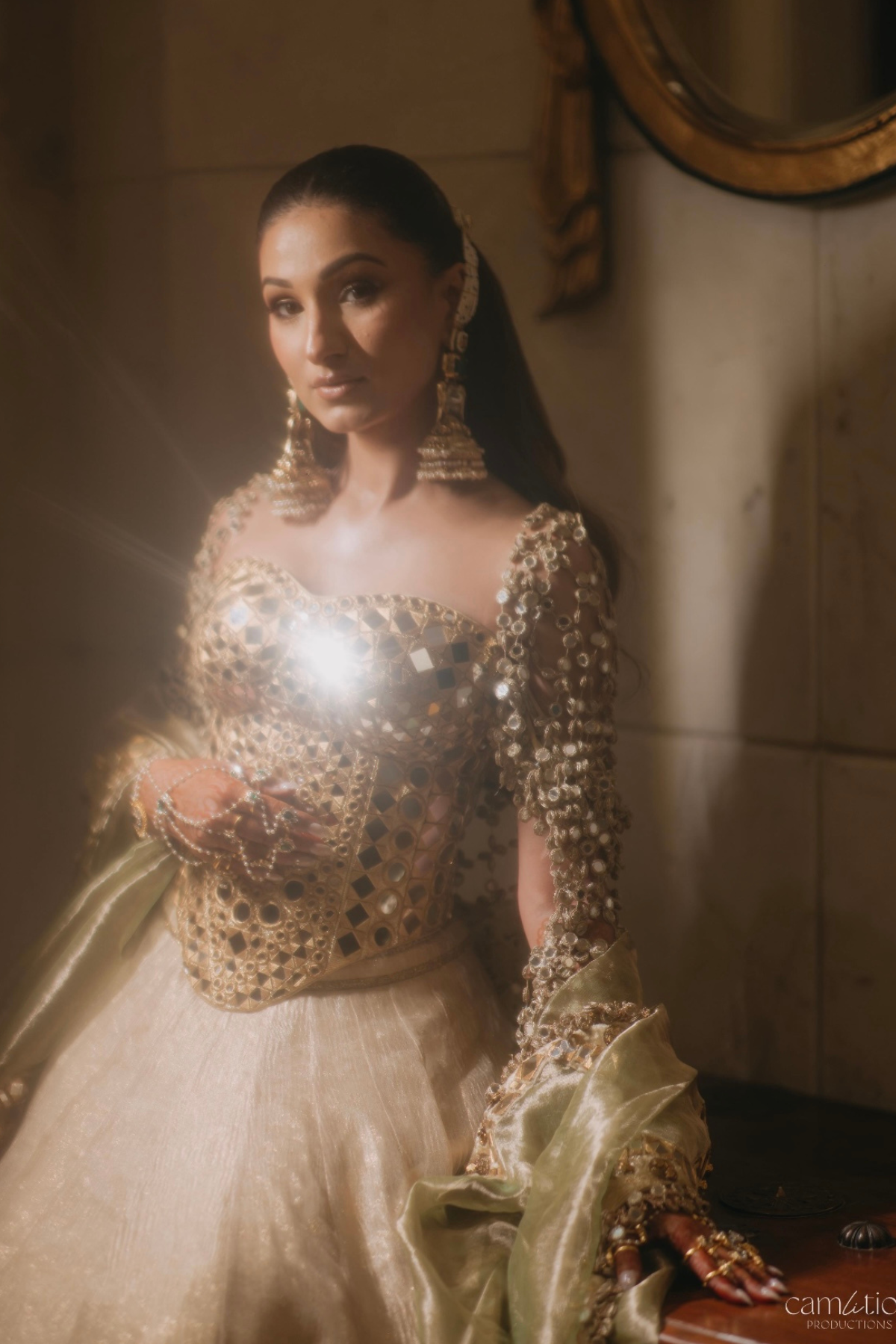 Noopur Artul in Nagma Lehenga-B WITH VEIL