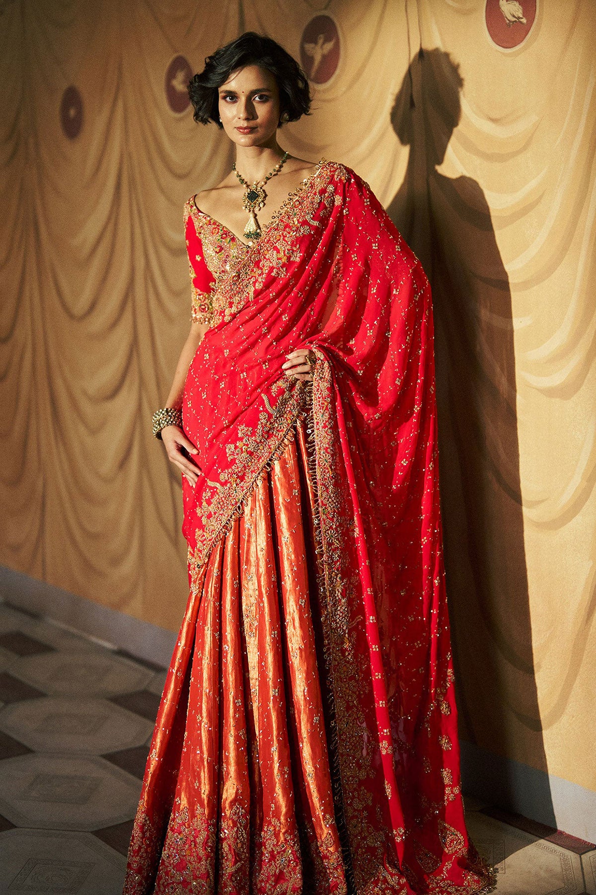Roumira Lehenga Saree