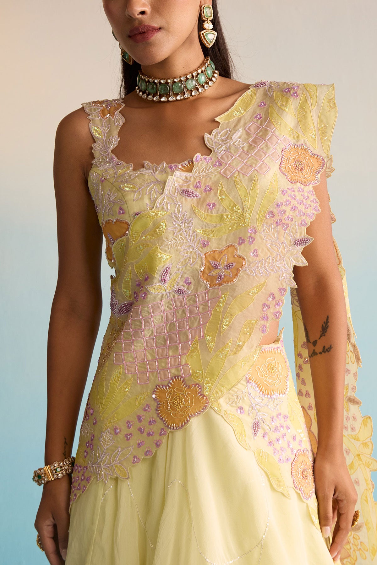 Ishya Organza Lehenga Set