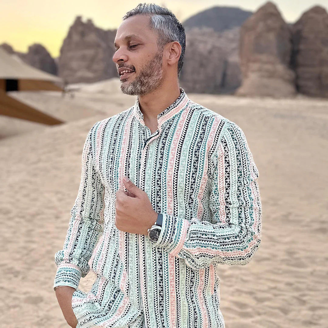 LUCKNOWI SHAKET AND PANTS