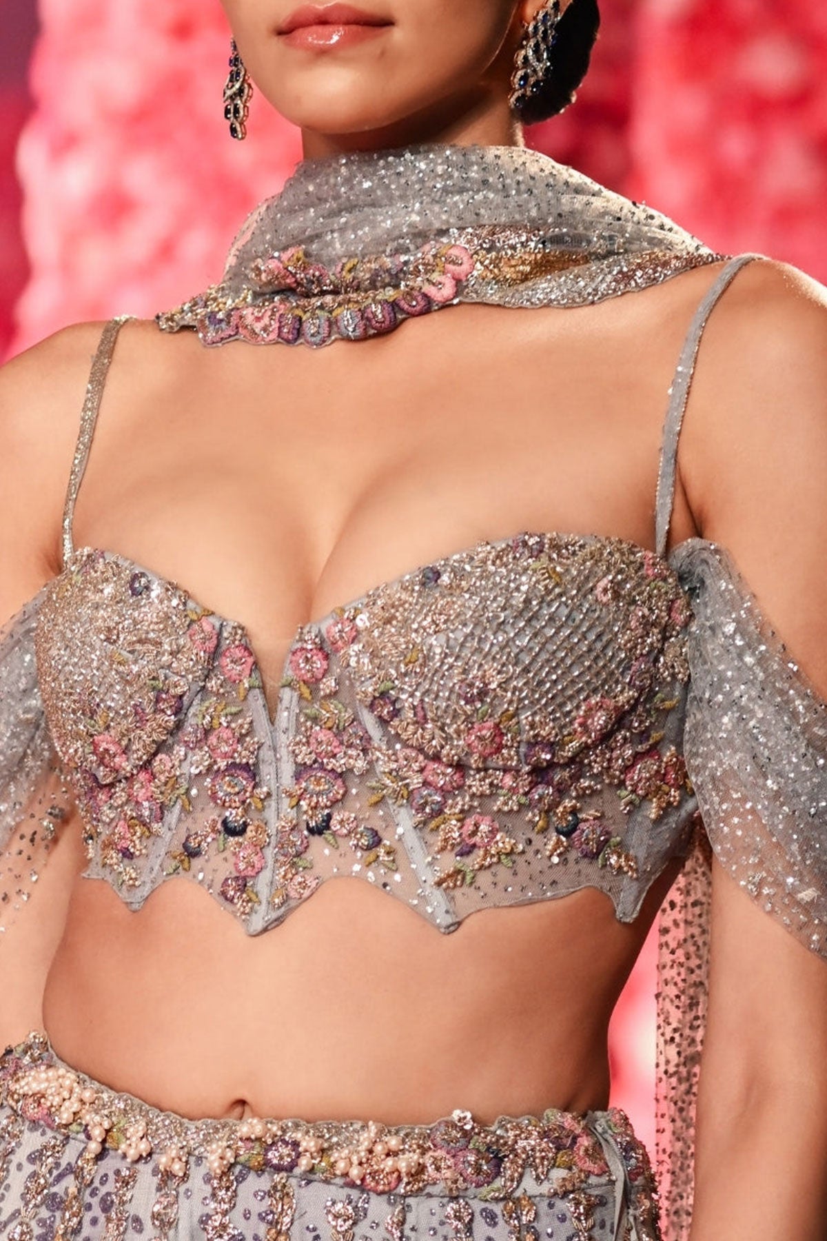 "Charlotte" Cocktail Lehenga