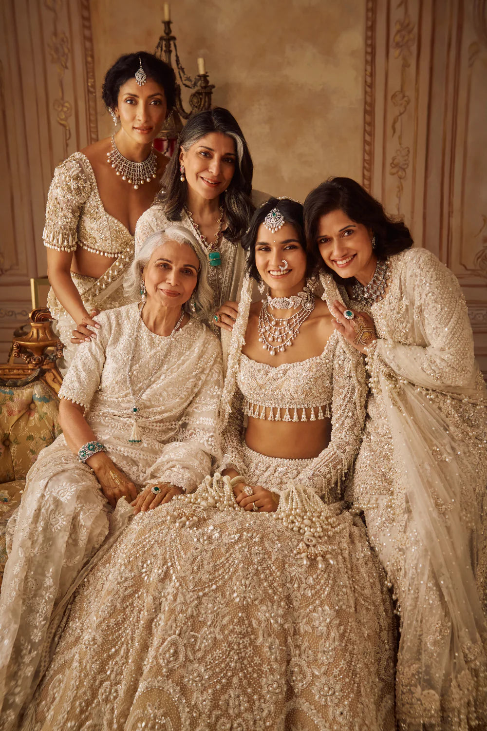 Nude Pearl Lehenga Set