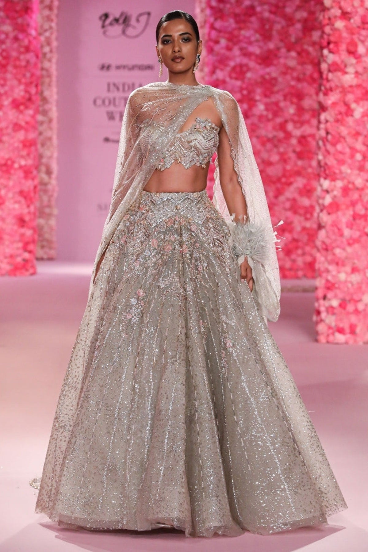 "Coralie" Cocktail Lehenga