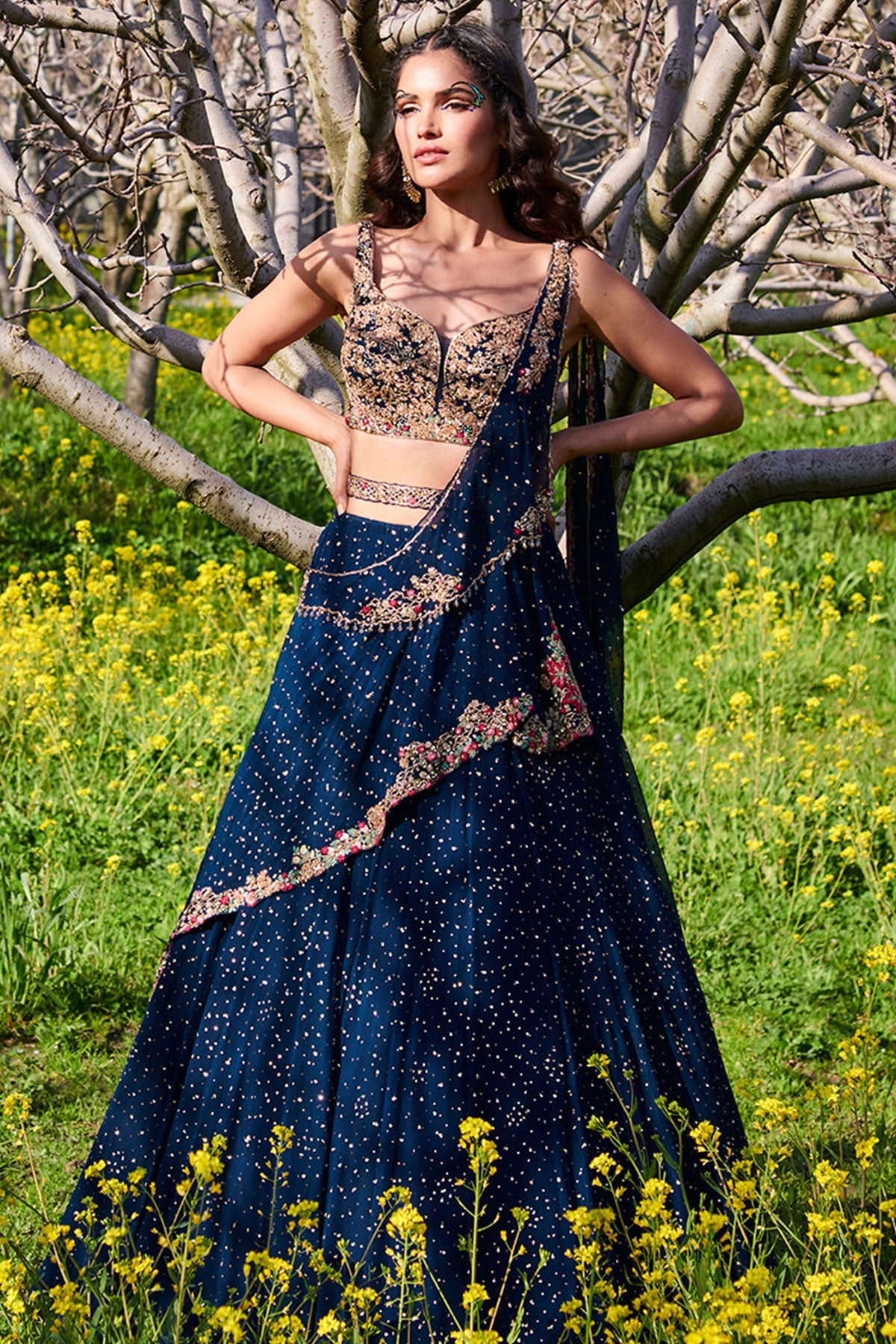 "Last Summer" Chiffon Lehenga Set