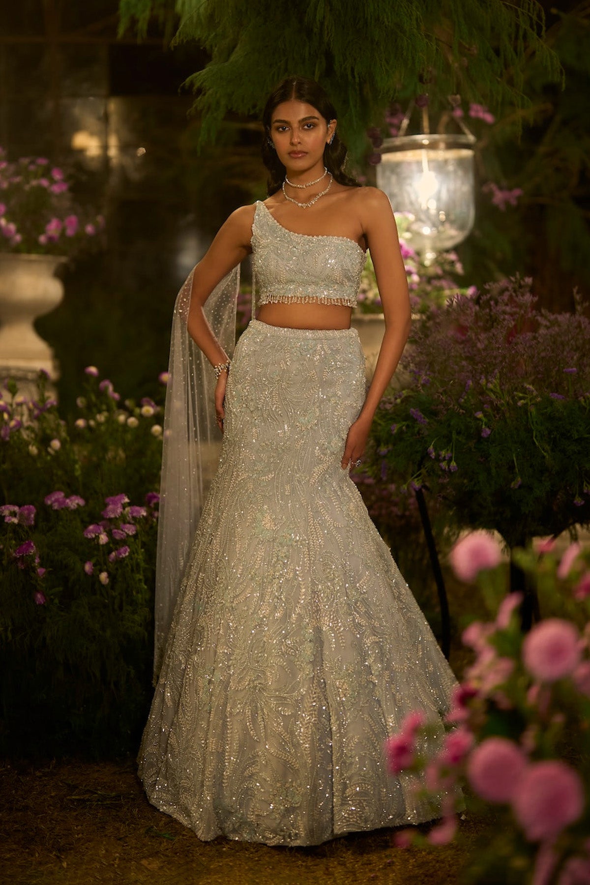 Periwinkle Blue Skirt Set