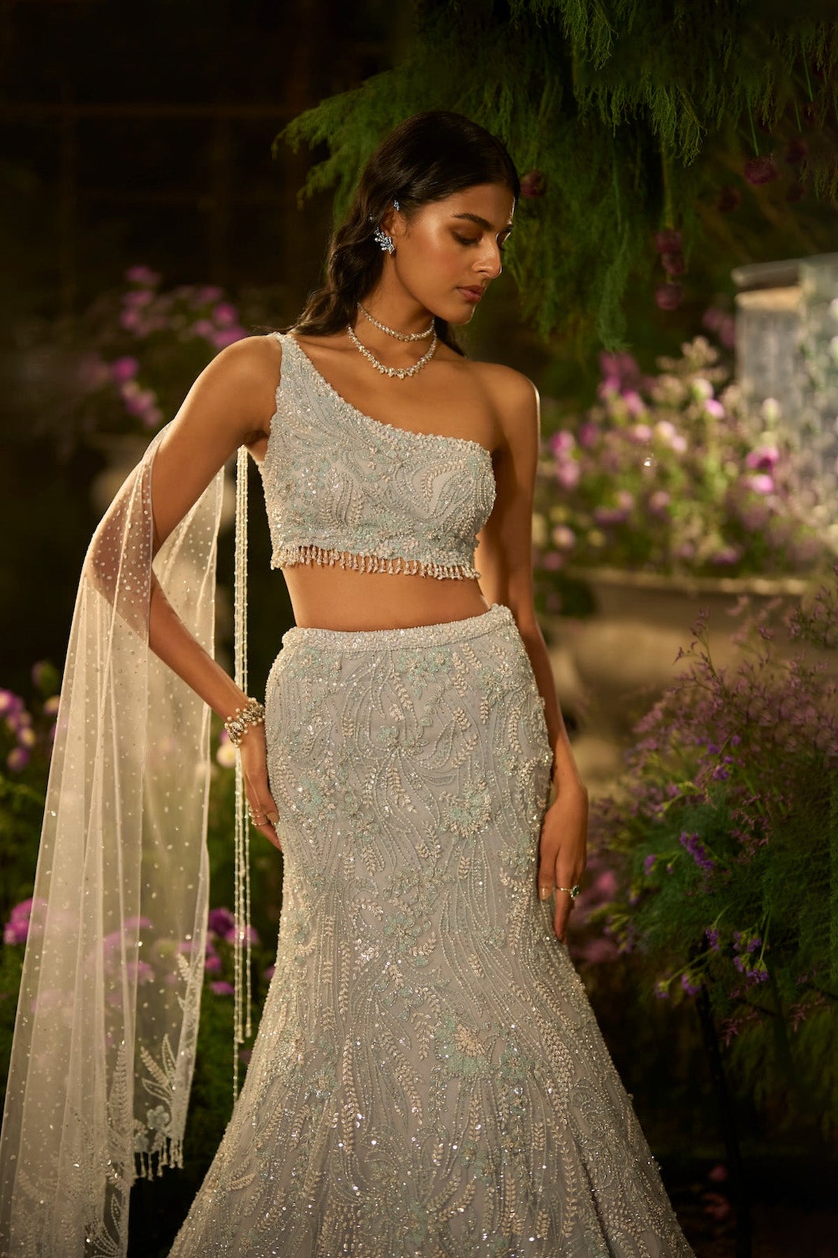 Periwinkle Blue Skirt Set