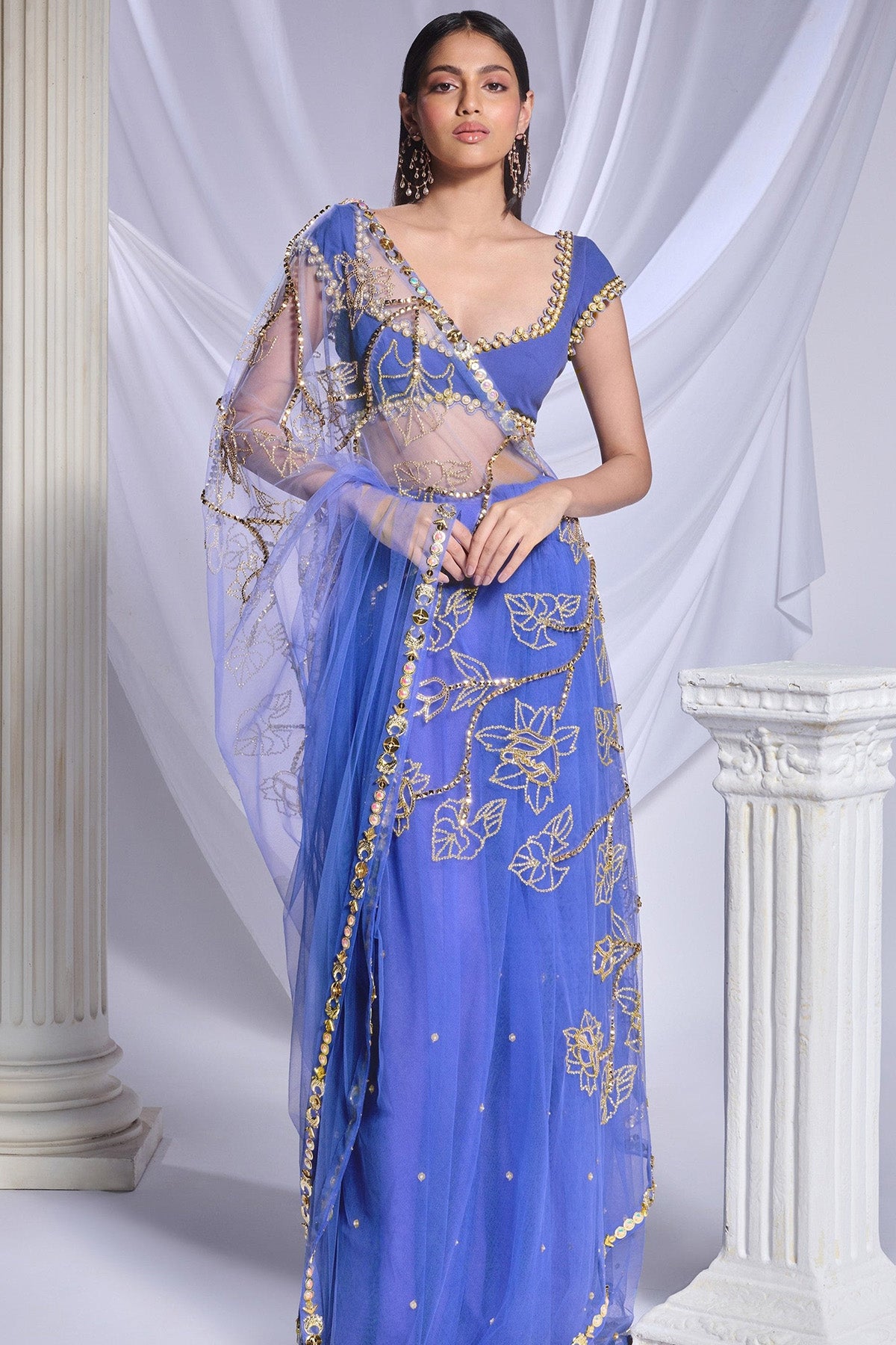 Sea's The Day Saree Set