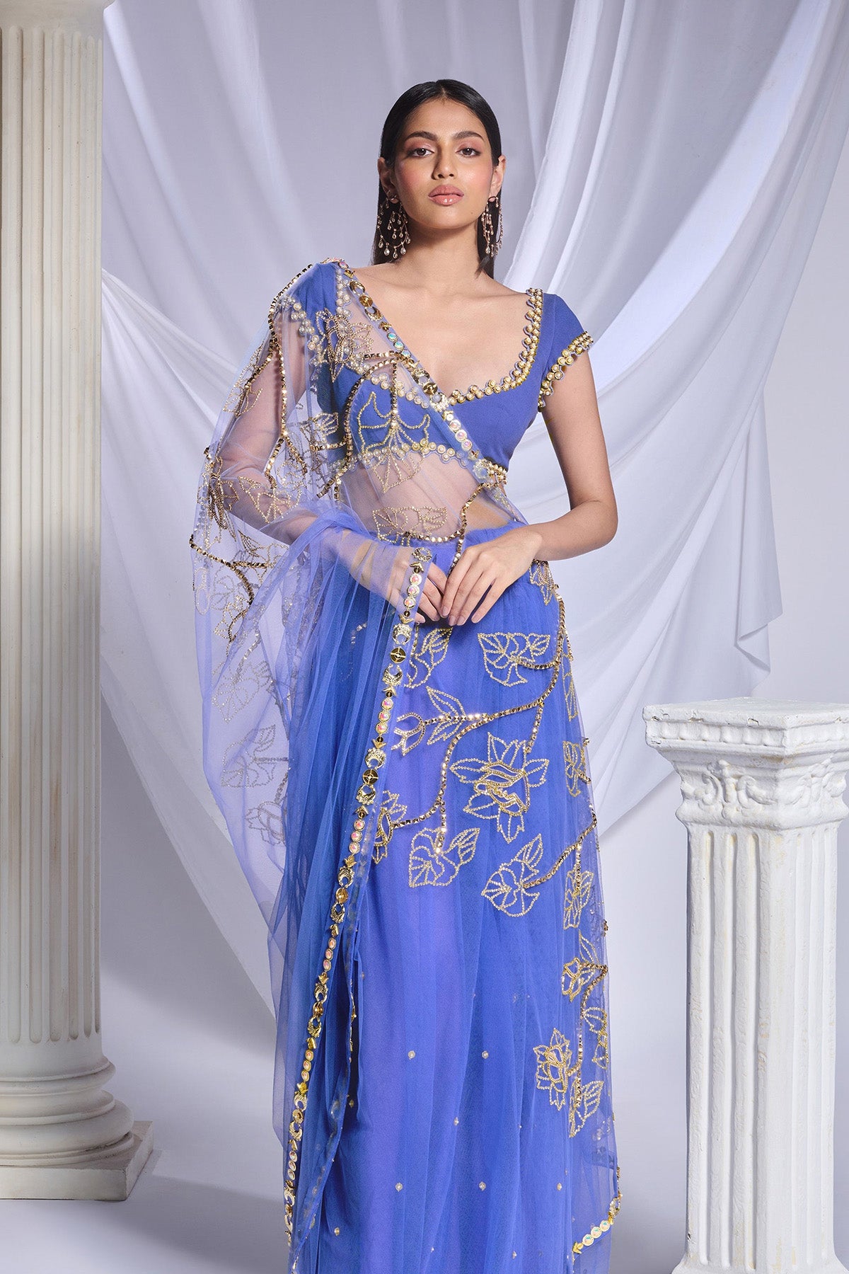 Sea's The Day Saree Set