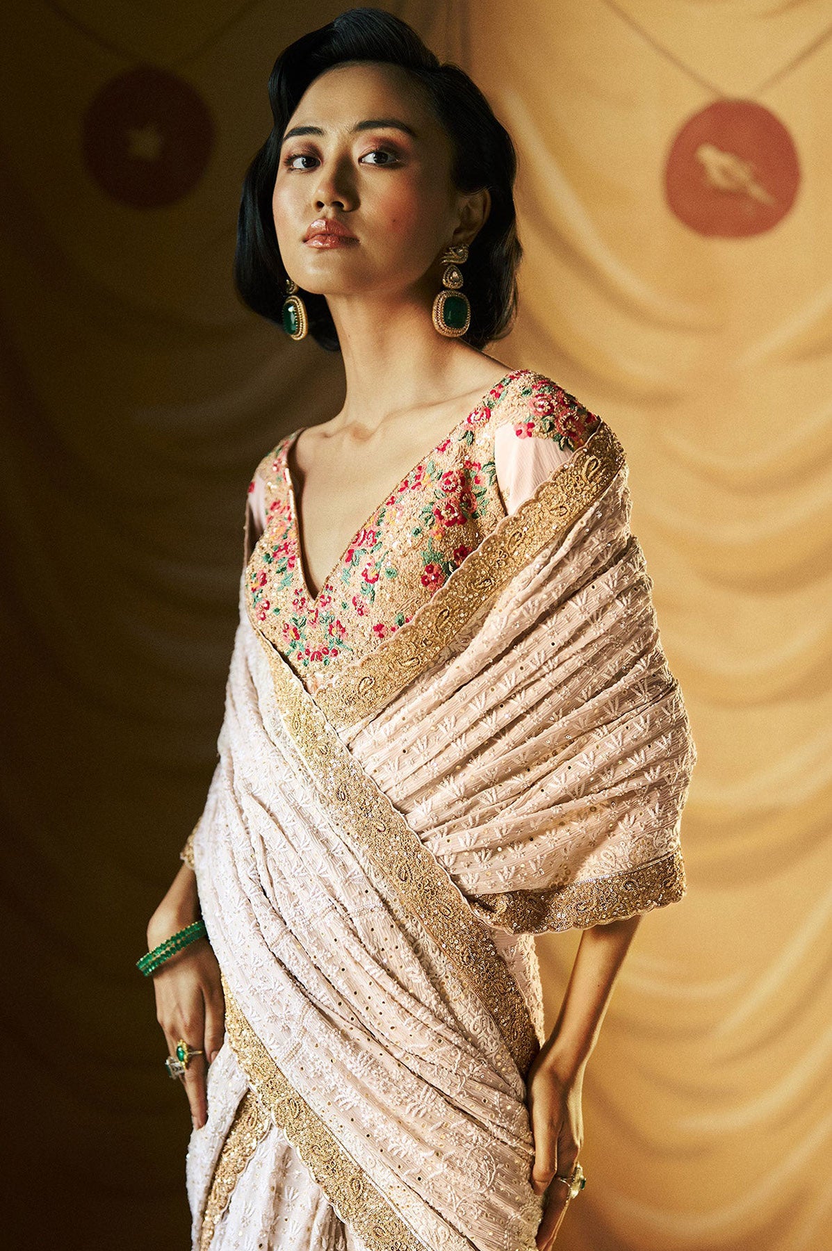 Elara Chikankari Saree