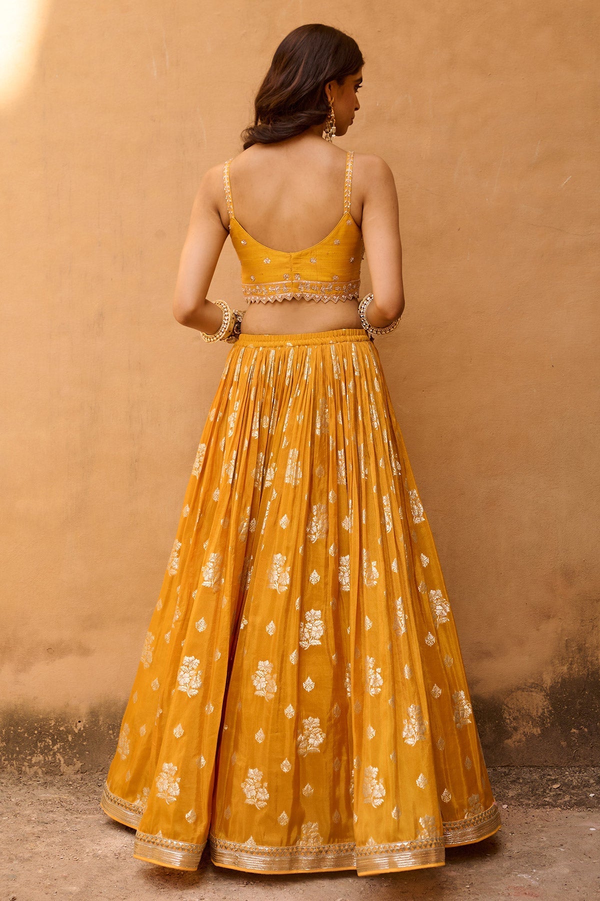 ZEST JAMEWAR SKIRT GREEN BLUE