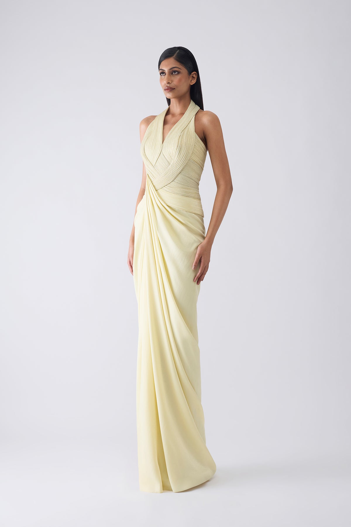 Metallic Moulded Gown