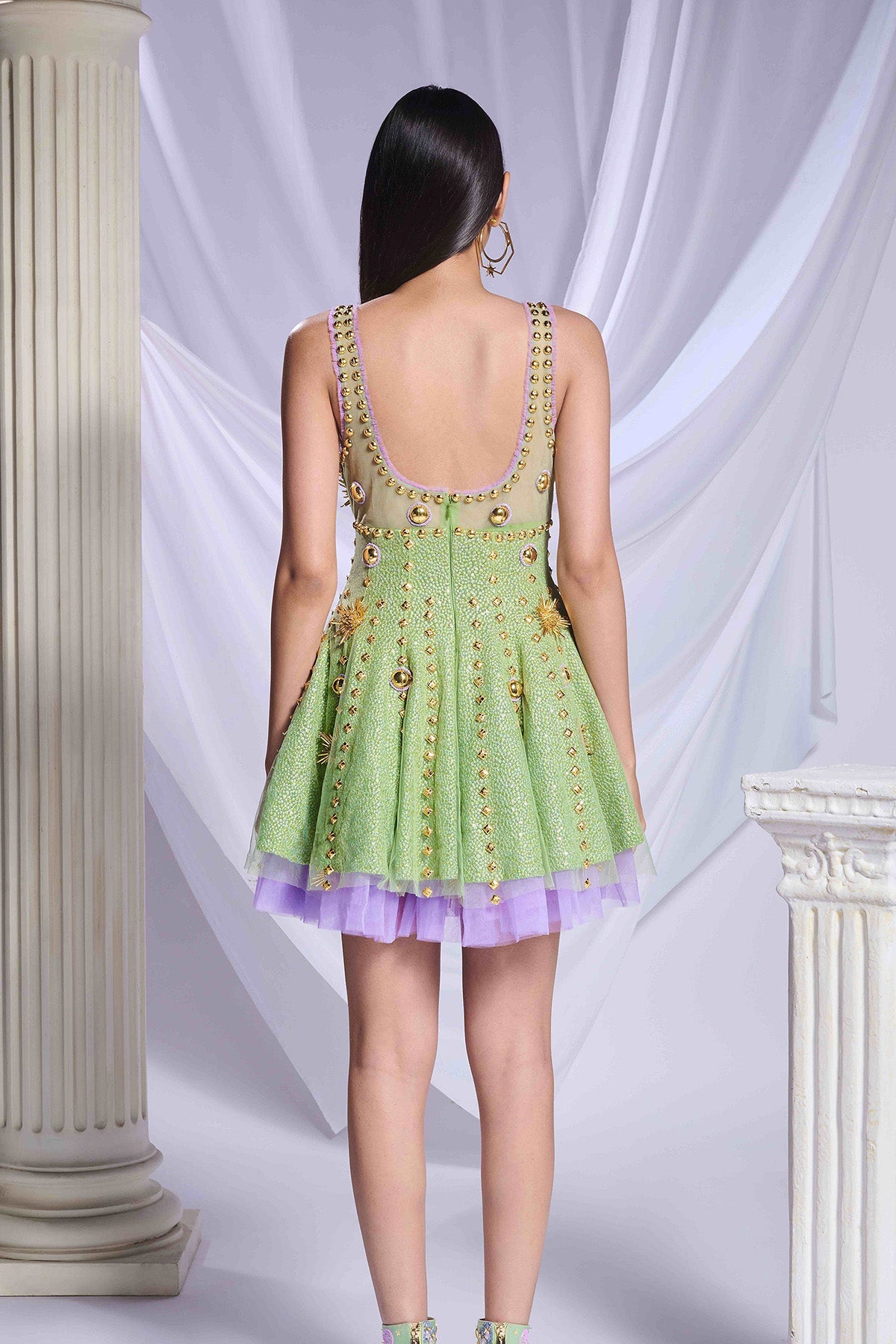 Nebula Nightfall Baby Doll Dress