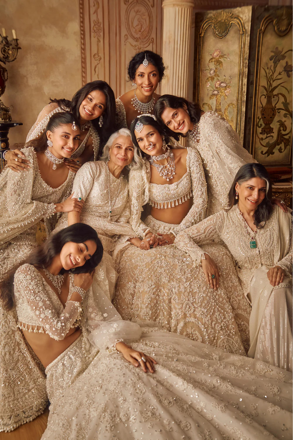 Pearl Jacket Saree Set