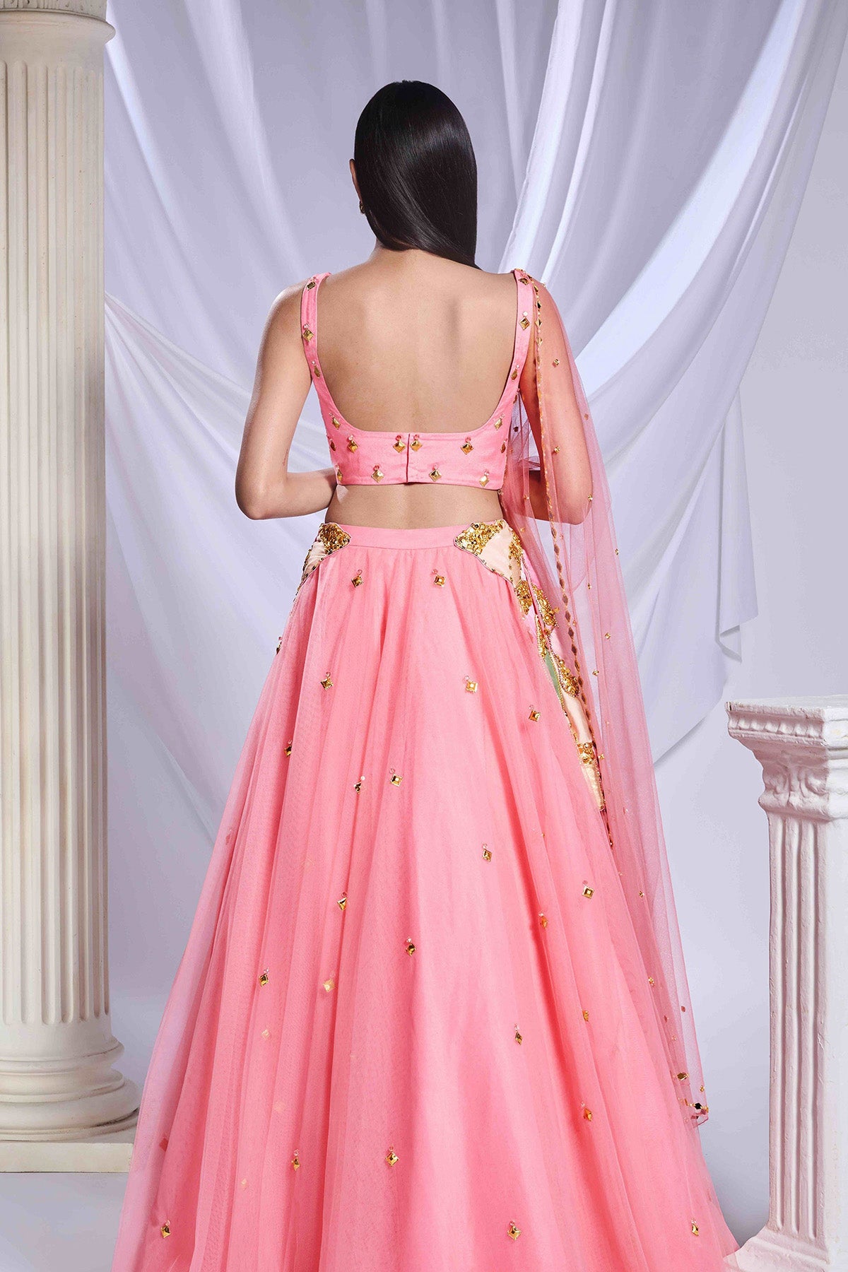 Preach Pink lehenga set