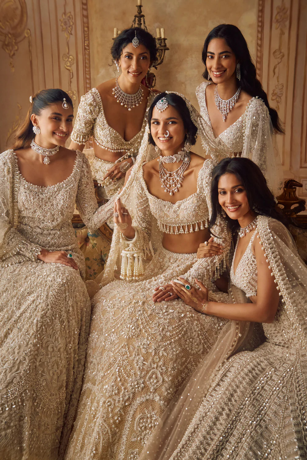 Nude Pearl Lehenga Set