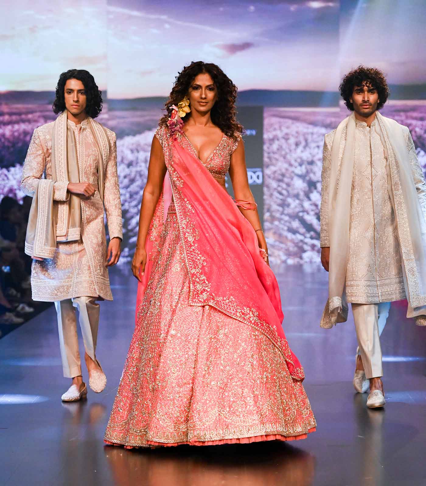 NAZAKAT PINK LEHANGA SET