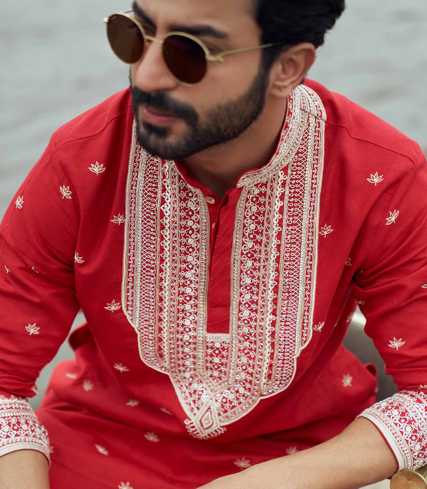 LOTUS BOOTI KURTA SET
