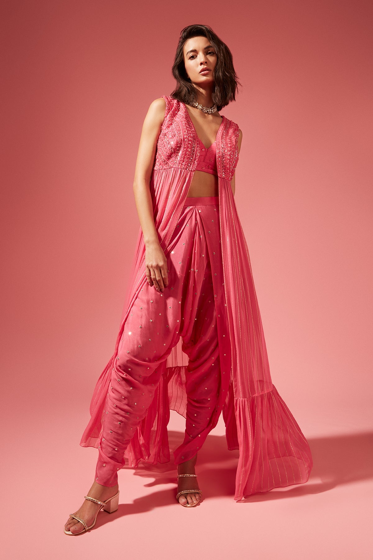 JUNE JACKET AND DHOTI SET