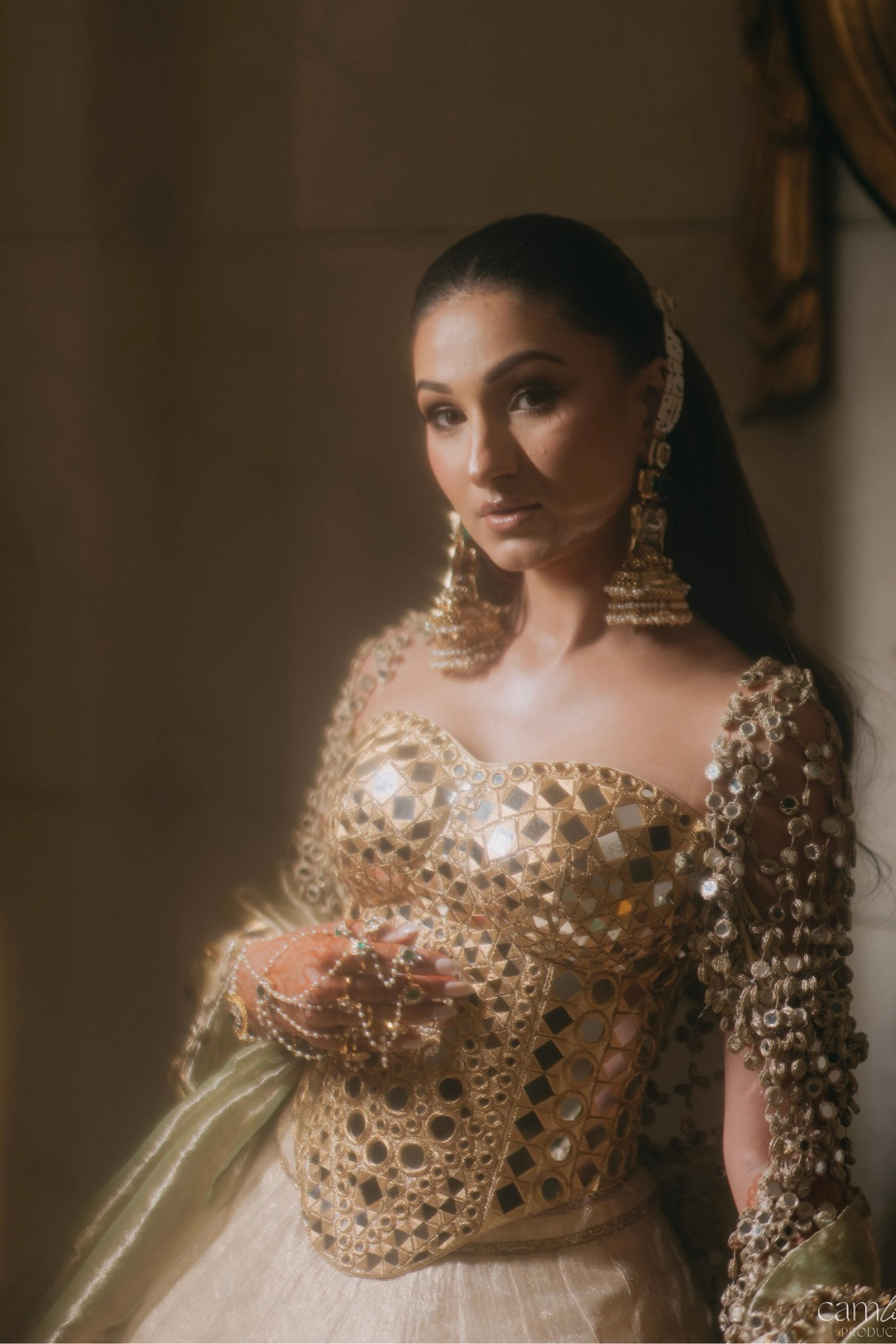 Noopur Artul in Nagma Lehenga-B WITH VEIL