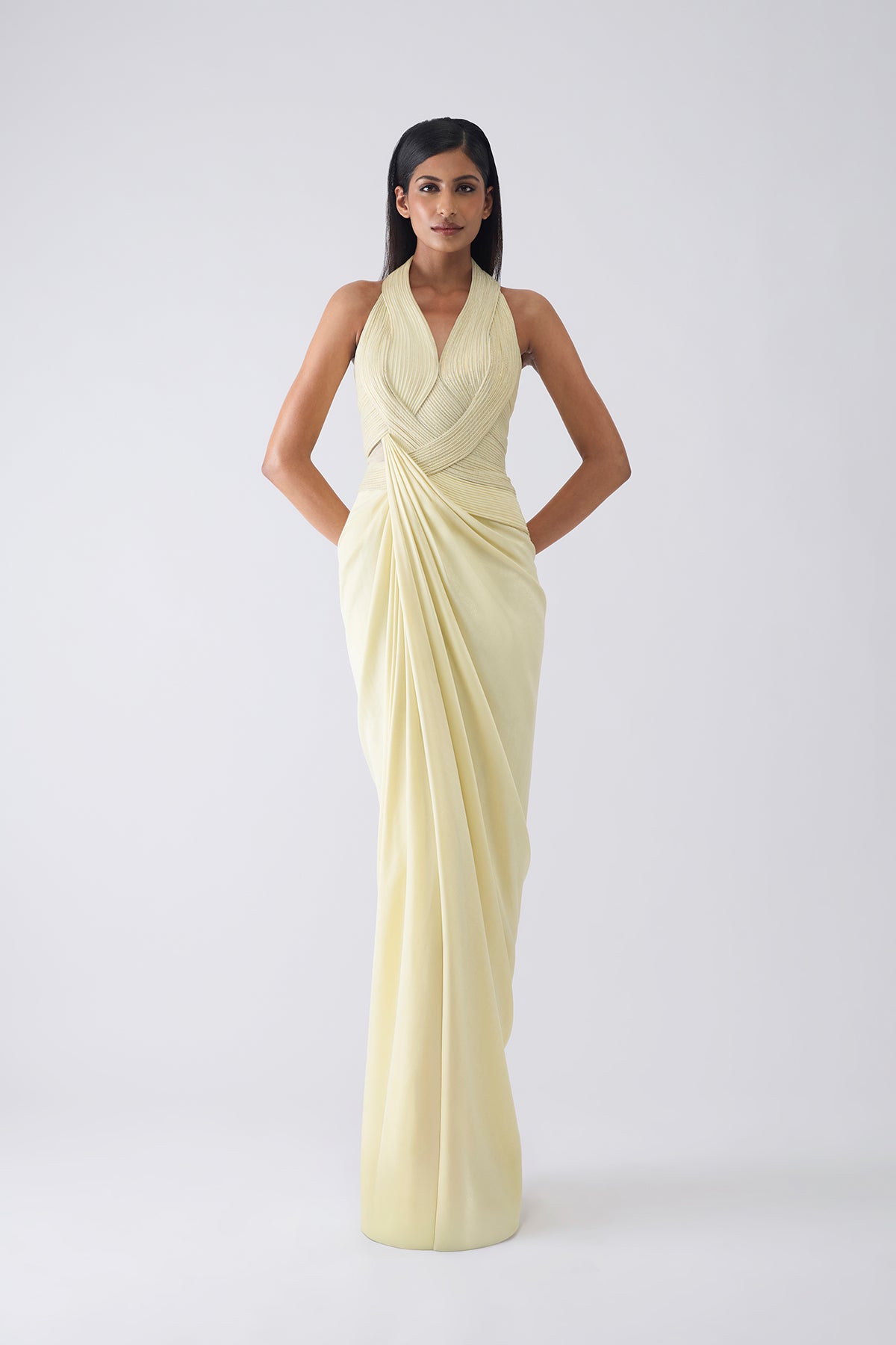 Metallic Moulded Gown