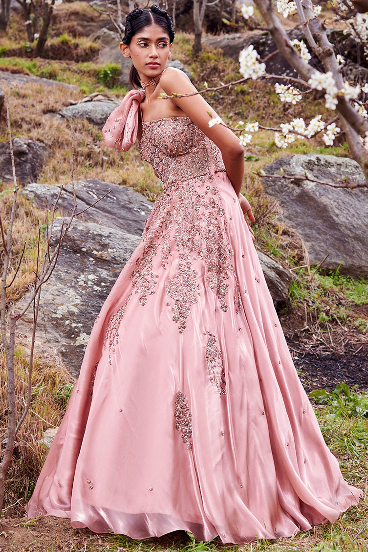 "Felicious" Organza Gown