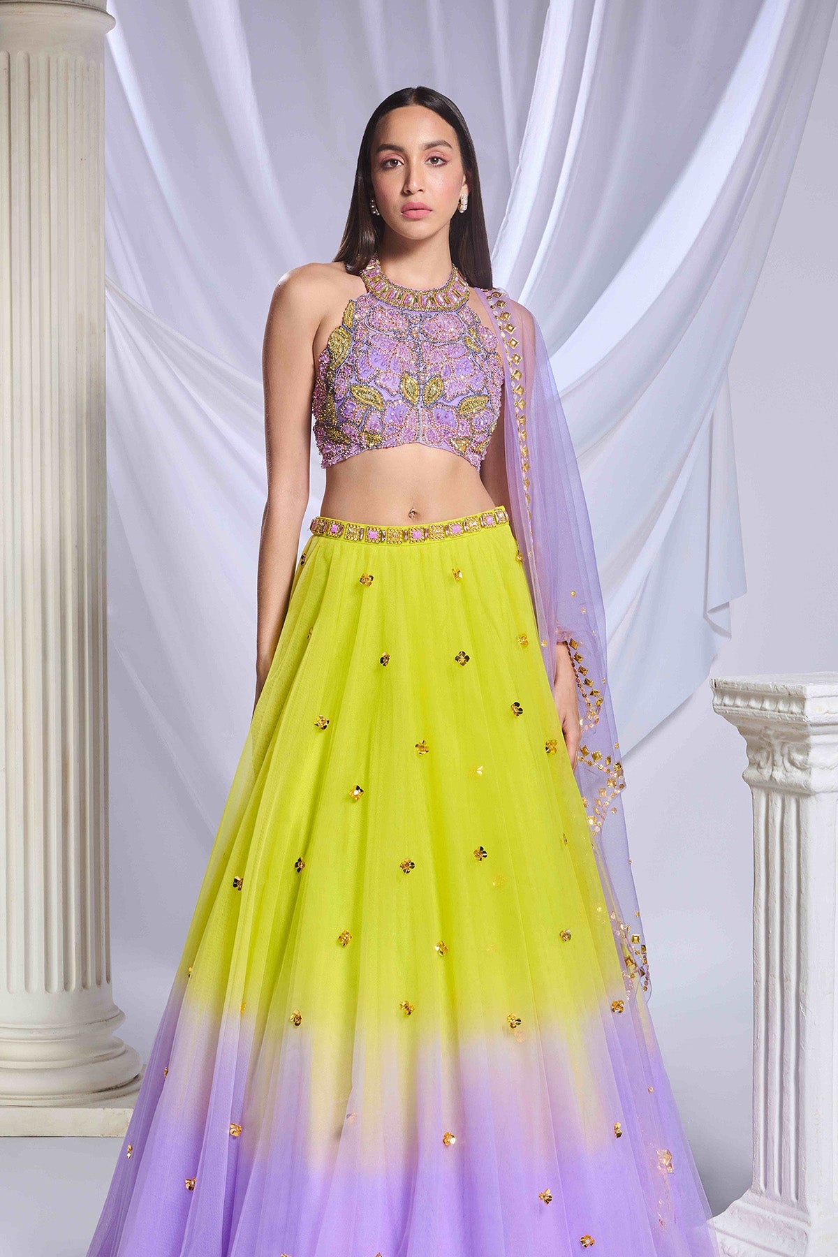 BERRY SORBET LEHENGA SET