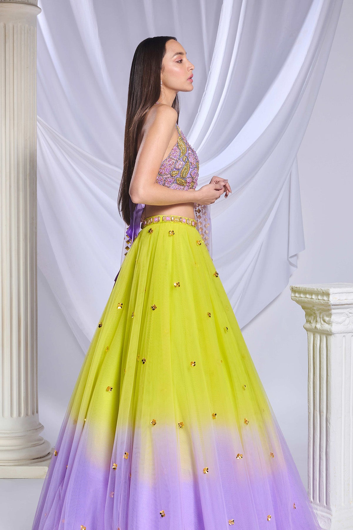 BERRY SORBET LEHENGA SET