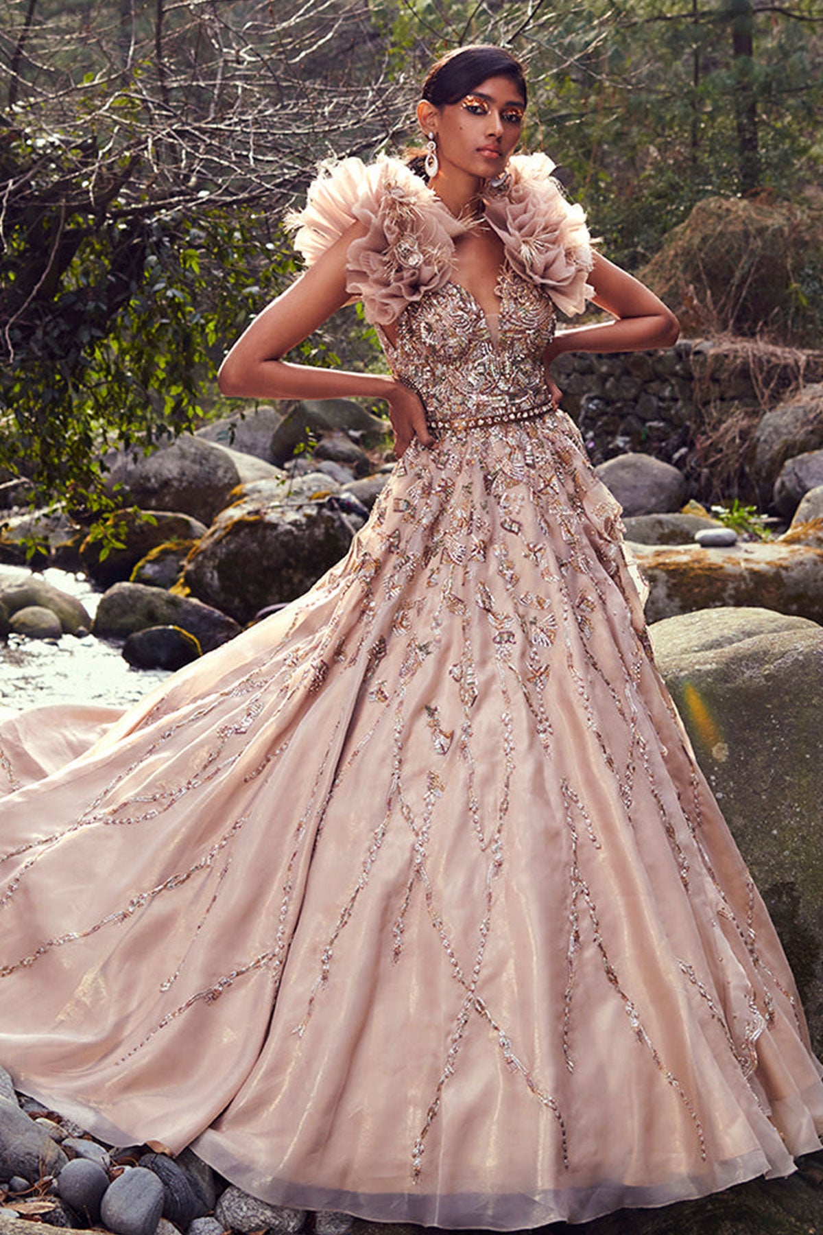 "Bonne Bouche" Bridal Organza Gown