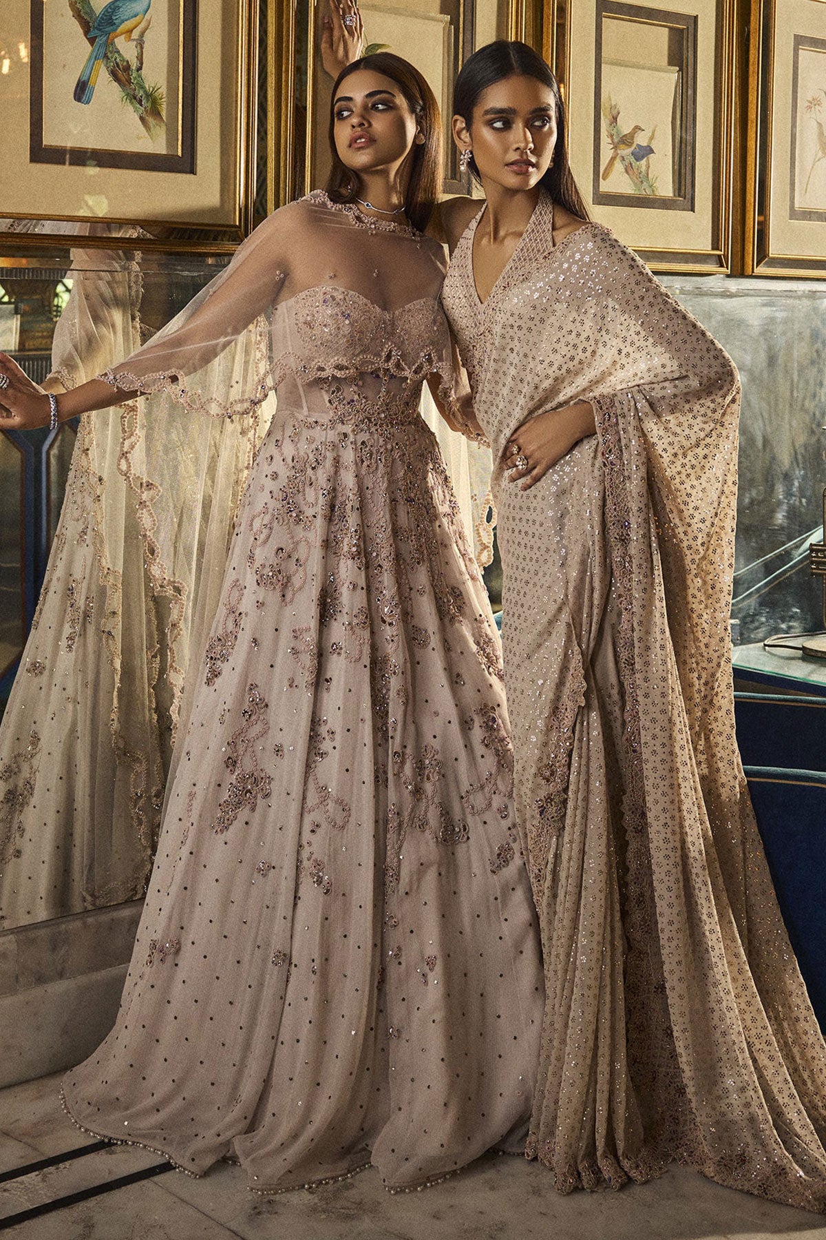 "Jahaan" Chiffon Sari