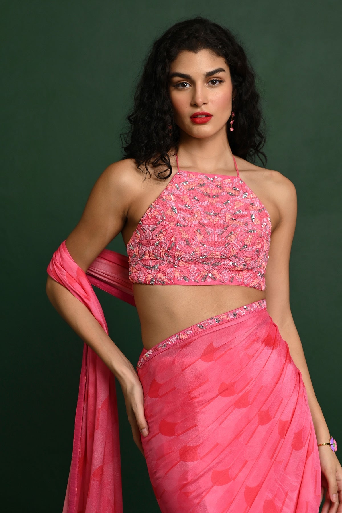 LARA GEORGETTE SAREE