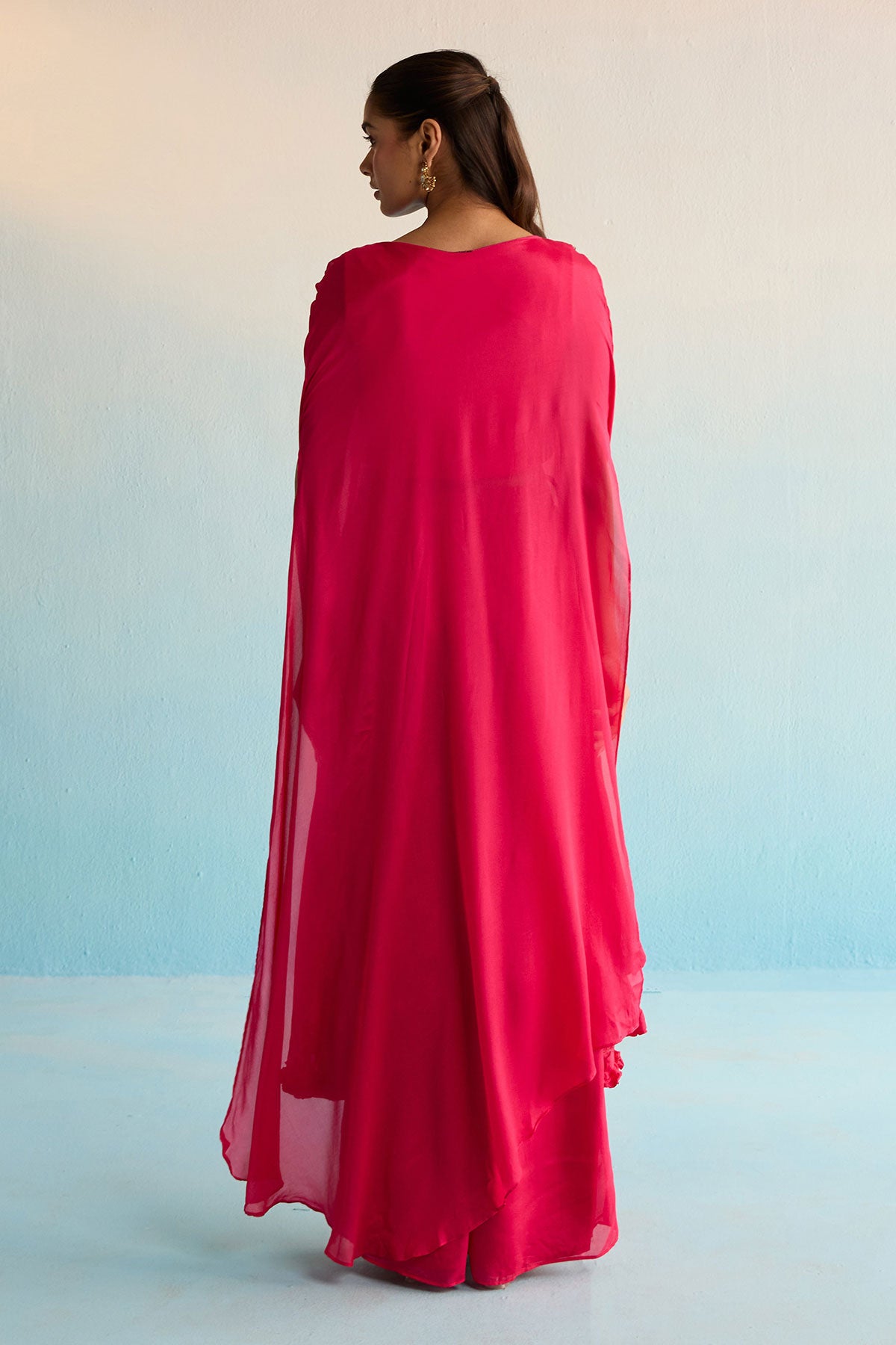 Orla Hot Pink Kaftan Set