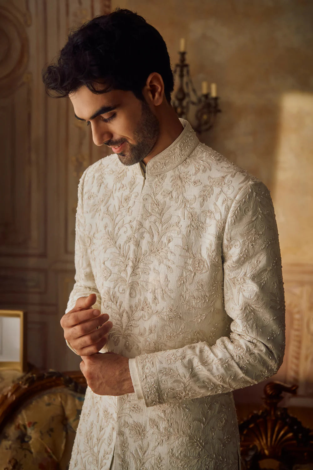 Ivory Sherwani Set