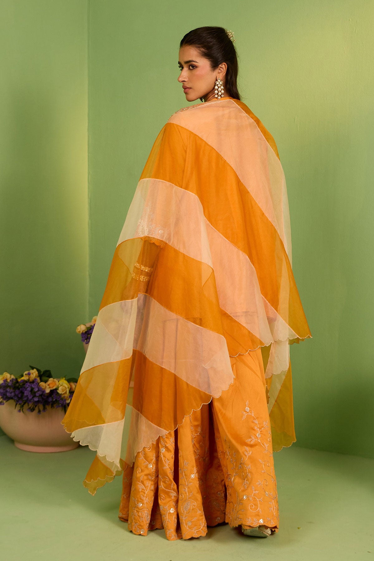 Saphira Chanderi Silk Sharara Set