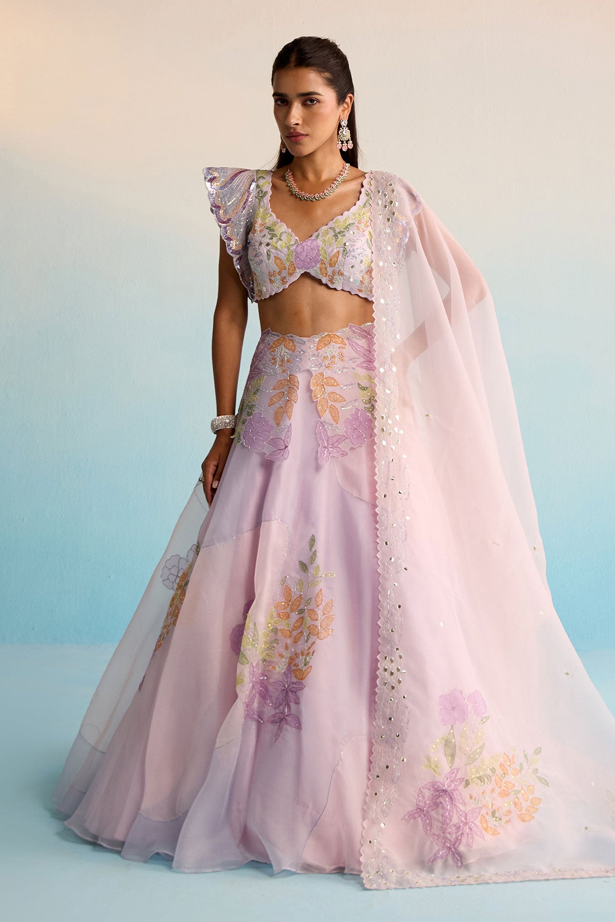 Sariyah Handpainted Lehenga