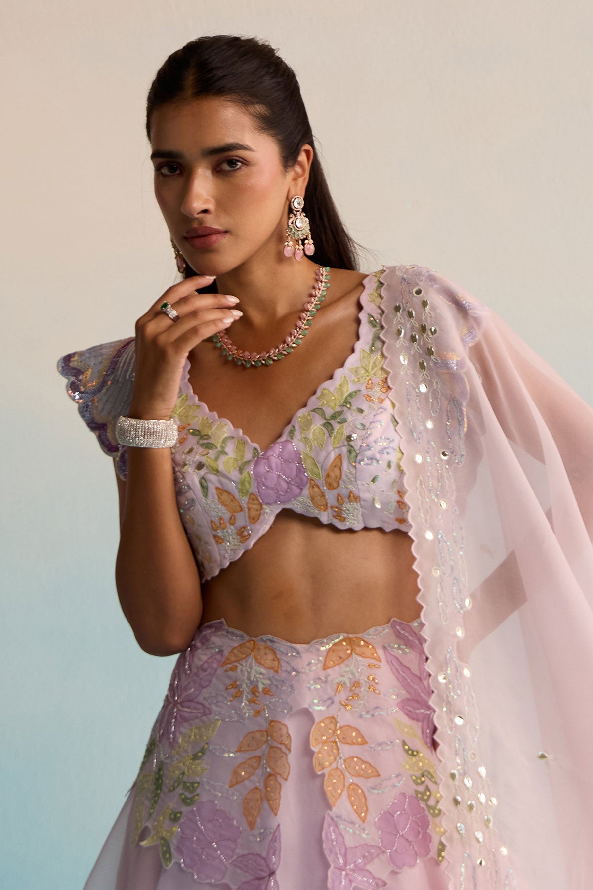 Sariyah Handpainted Lehenga