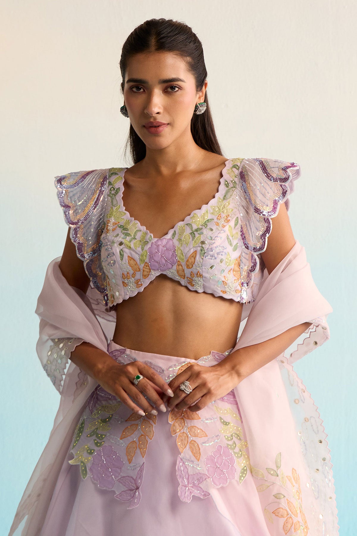 Sariyah Handpainted Lehenga