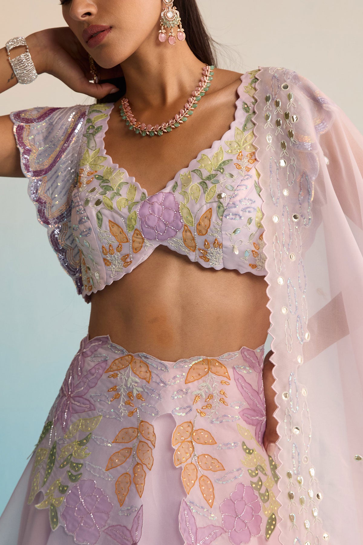 Sariyah Handpainted Lehenga