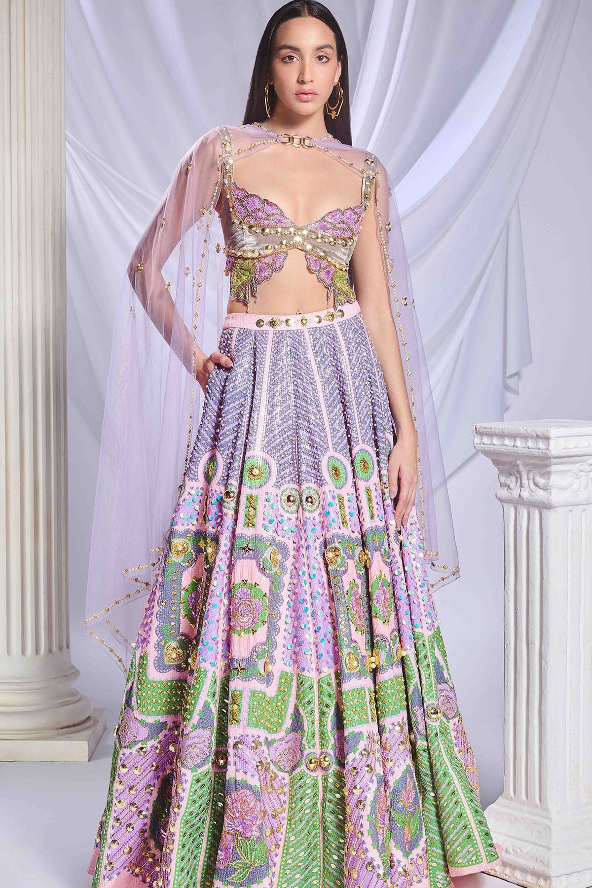 Dear Dahlia Lehenga set